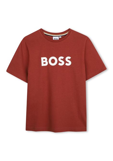 T-shirt con stampa HUGO BOSS KIDS | J5271195G